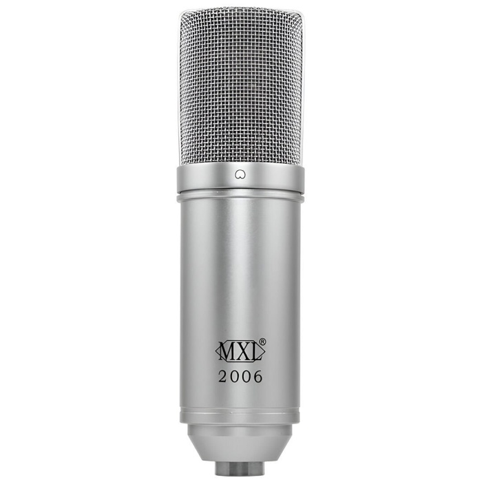 MXL Microphones 01 0003 2006 Geniş Diyafram Condenser Vokal/Enstrüman Mikrofonu | Büyük Altın Diyafram R&B ve Pop Vokaller İçin